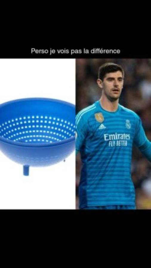 Los memes 'trituran' a Courtois y al Real Madrid por el sufrido empate ante el Brujas