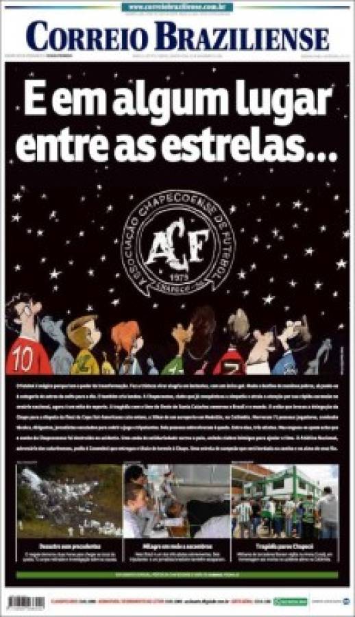 PORTADAS: ¡El mundo llora la tragedia aérea del Chapecoense!