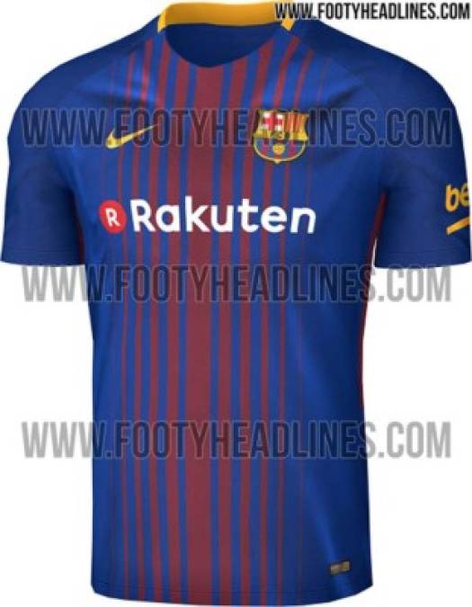 Así será la nueva camiseta del Barcelona en la próxima temporada