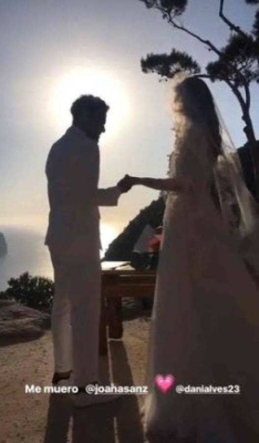 ¡Vaya sorpresa! Así fue la boda secreta de Dani Alves y Joana Sanz en Ibiza