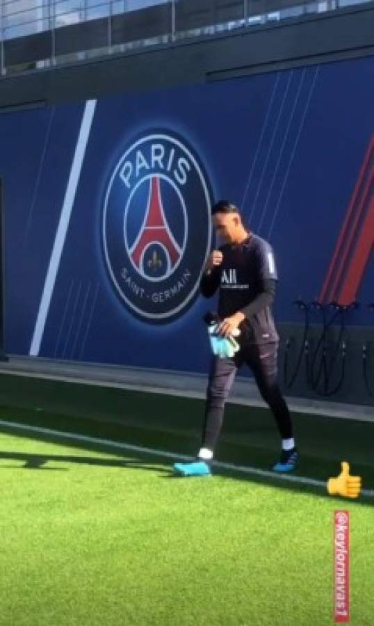 Así recibieron a Keylor Navas en el PSG: El abrazo de Di María y sus primeras atajadas