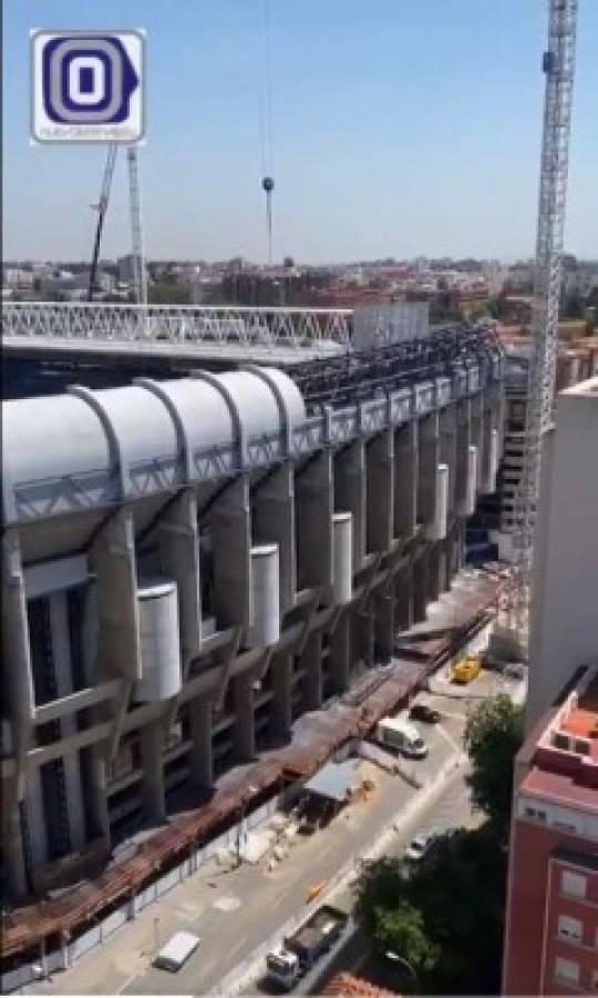 Irreconocible: Así se ve el Santiago Bernabéu a una semana del regreso del Real Madrid