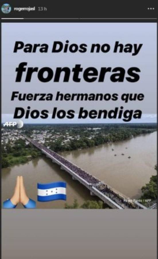 Deportistas hondureños que dejan mensaje a los que van en la caravana de migrantes