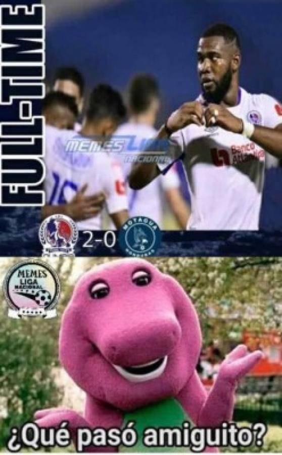 Olimpia tiene de hijo a Motagua y los memes no pueden faltar en contra de los azules