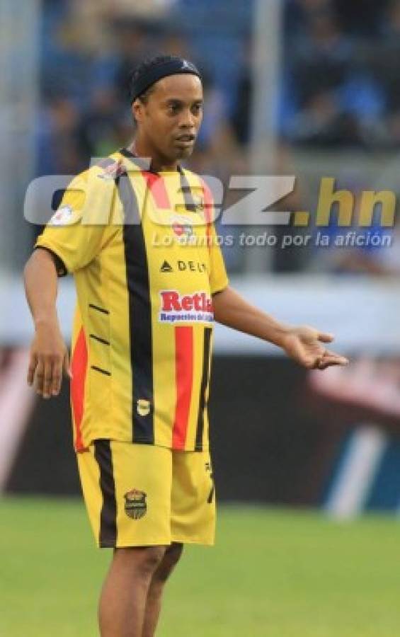 EN FOTOS: Así fue todo el recorrido de Ronaldinho en Honduras