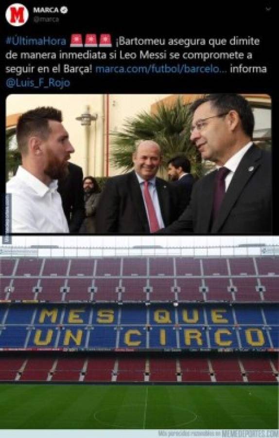 Nunca los memes habían sido tan crueles con el Barcelona: Las burlas de la posible marcha de Messi   