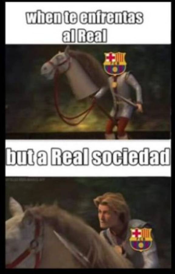 Los brutales memes del triunfo del Barcelona ante la Real Sociedad en el Camp Nou