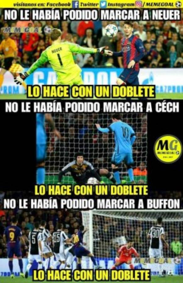 Los terribles memes contra Messi por anotarle por primera vez a Buffon