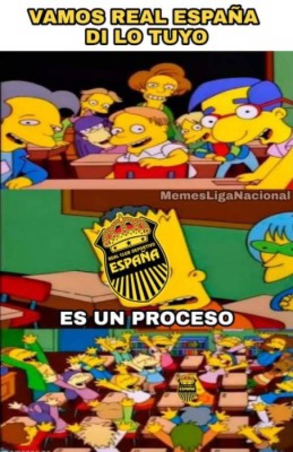 Los memes humillan al Real España tras perder ante el Vida y Olimpia tampoco se salva