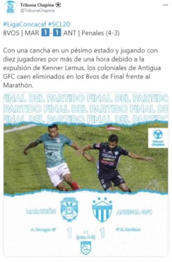 'El verdadero monstruo verde': La prensa internacional tras el sufrido triunfo de Marathón en Liga Concacaf