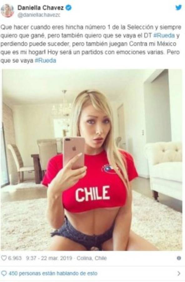 Daniella Chávez, la más bella: El lado más sexy del duelo entre Chile y Honduras