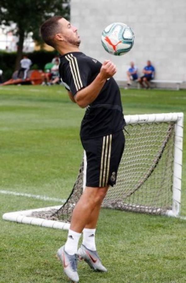 El regate de Hazard, la volada de Keylor y la ausencia de Zidane en la práctica del Real Madrid