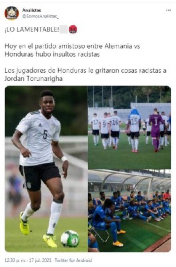 ¿Racismo en Tokio? La reacción de la prensa mundial tras el escándalo en el Alemania-Honduras y diario Marca estalla