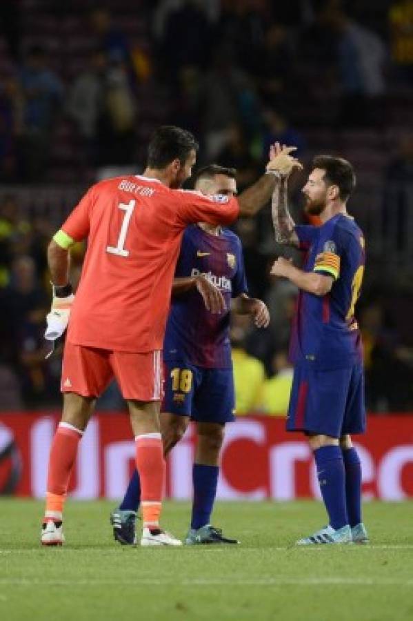 No se vio en TV: La reacción de Buffon con Messi al final y la triste salida de Najar en el Allianz