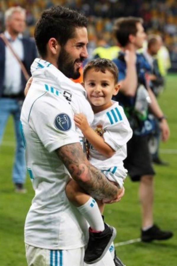 FOTOS: Así celebraron las esposas e hijos de los jugadores del Real Madrid el título de Champions