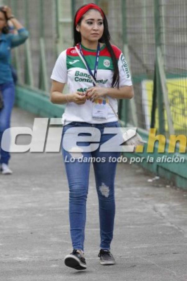 ¡QUÉ LINDAS! Las chicas que se robaron el show en el Marathón vs Real España