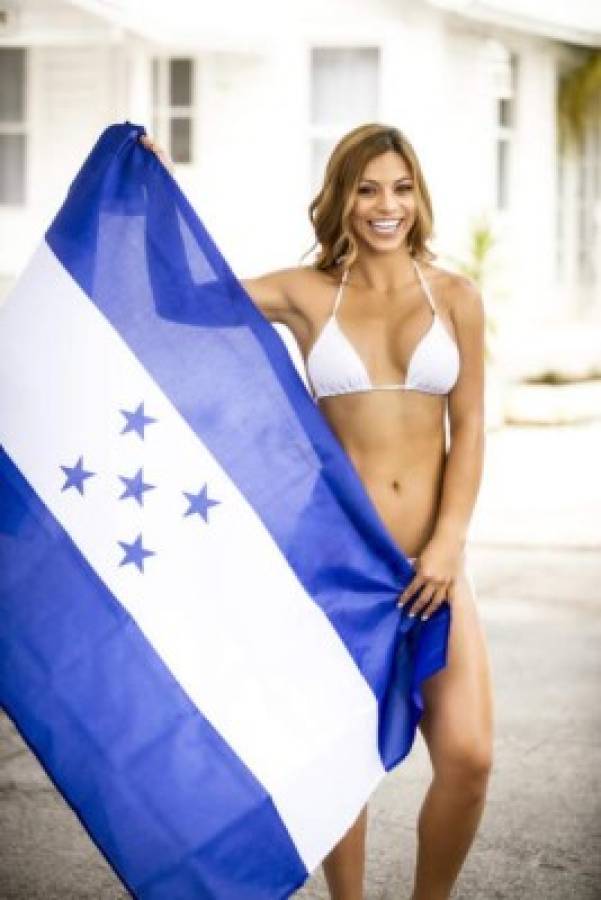 ¡EXPLOSIVA! La sexy aficionada de Honduras en esta Copa Oro