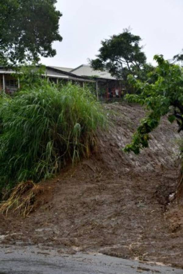 Los estragos causados por lluvias en Costa Rica a pocas horas el choque con Honduras