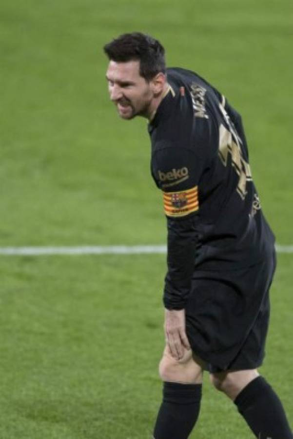 FOTOS: El dolor de Messi y la tristeza del Barcelona tras perder con el Cádiz del Choco Lozano   