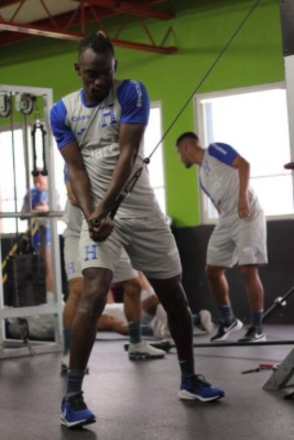¡A puro hierro! La Selección de Honduras se fortalece con trabajos de gimnasio