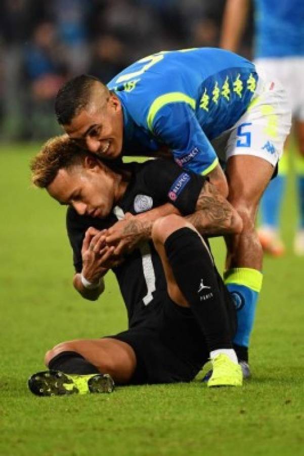 Luis Suárez pierde los estribos en Champions; la tristeza de Neymar y Mbappé
