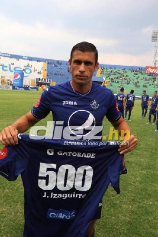El errorazo de Motagua al homenajear a Junior Izaguirre por su juego 500