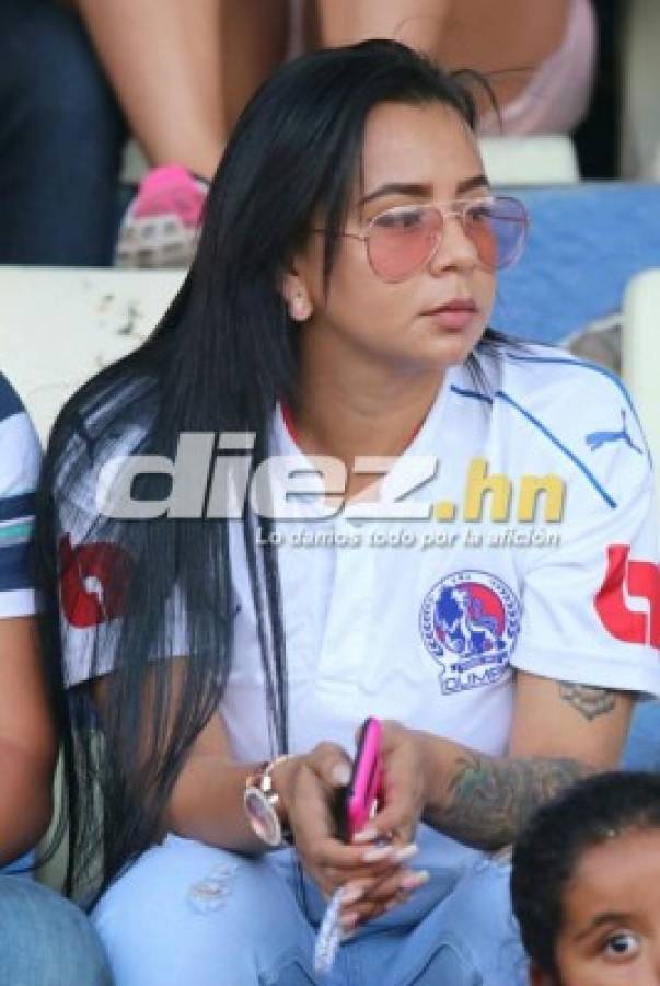 ¡QUÉ BELLAS! El lado más sexy del Olimpia-Platense en el estadio Nacional