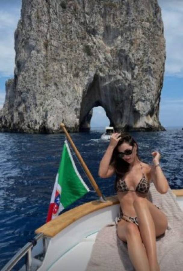 Sandra Garal, la infartante novia de Marco Asensio, deslumbra en sus vacaciones en Italia