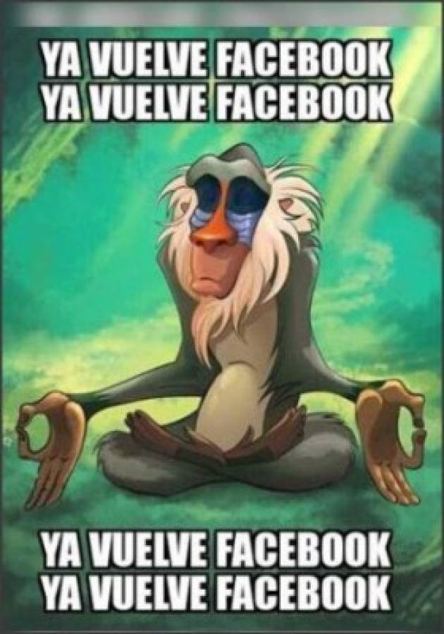 Los divertidos memes que dejó la caída de Facebook