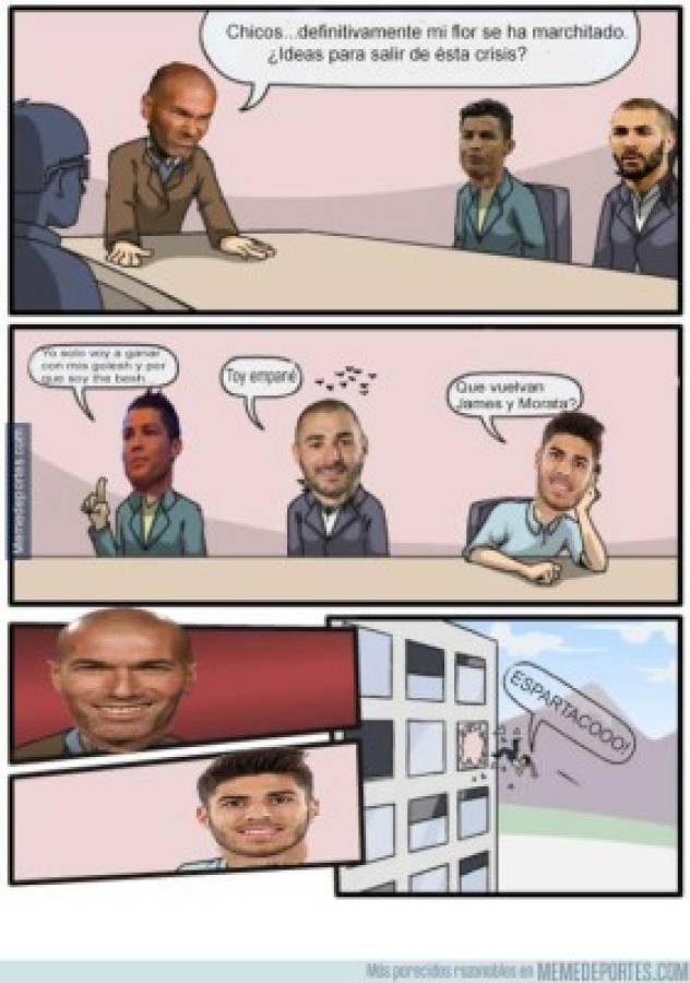 ¡Cristiano y Benzema son humillados con crueles memes tras juego ante Las Palmas!