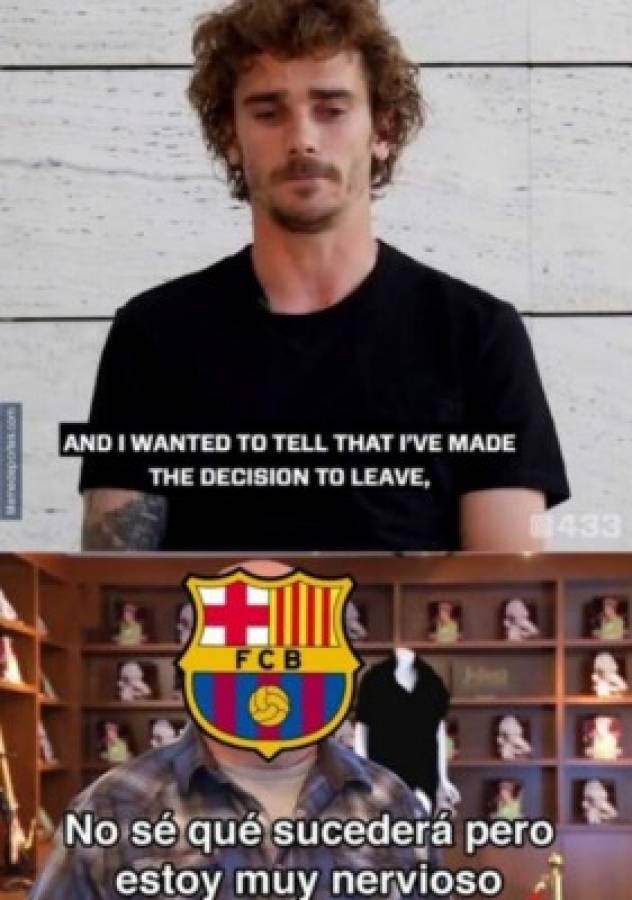 Para morir de risa: Griezmann víctima favorita de los memes tras su fichaje por Barcelona
