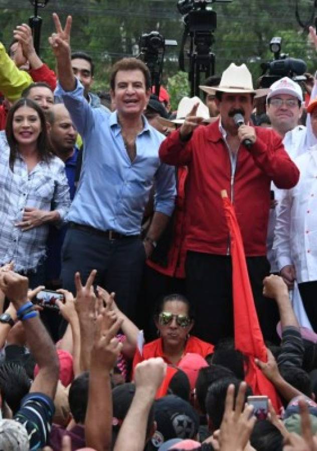 LOCURA: Así festejó Salvador Nasralla tras declararse como el próximo presidente de Honduras