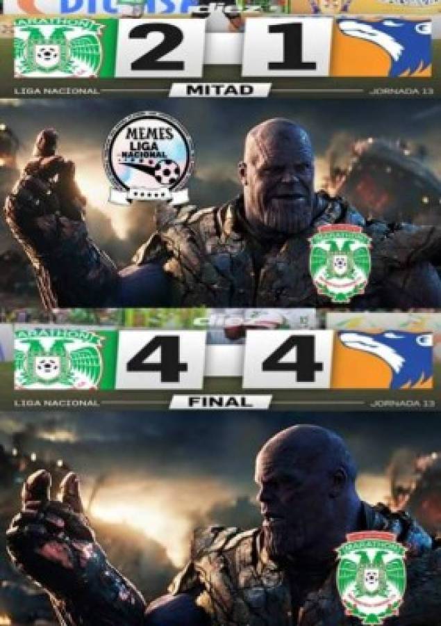 Los memes destrozan al Motagua tras caer en el clásico ante Olimpia en Comayagua