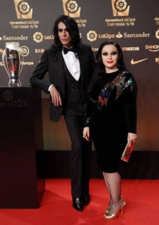 La novia de Boateng y Eva Marcela se robaron el show en la Gala de la Liga española