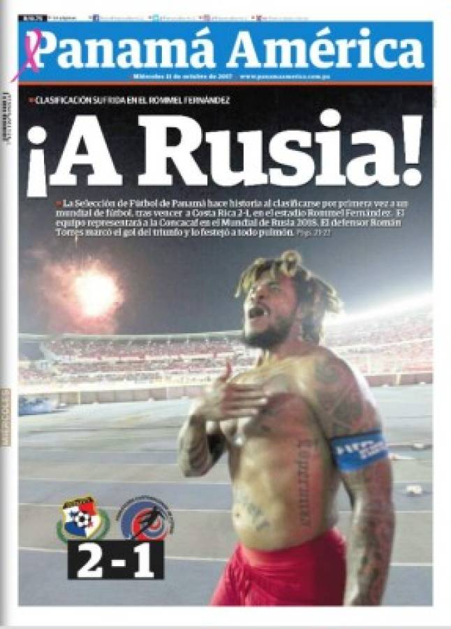 'Dios es panameño, grítalo, estamos en Rusia'. Así celebran el pase al Mundial