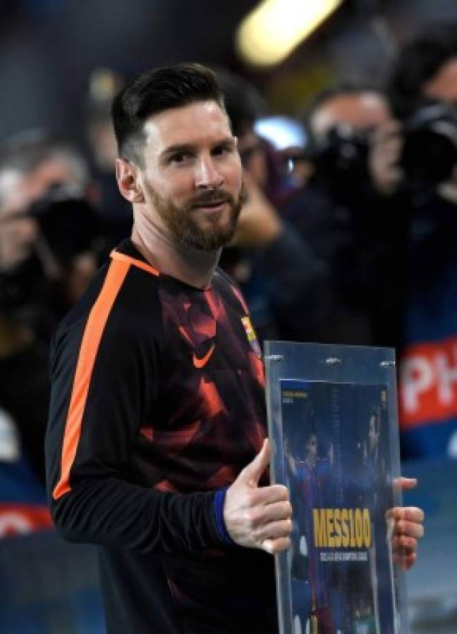 Lo que no se vio: El galardón a Messi y los pichingos del Barça en el Camp Nou