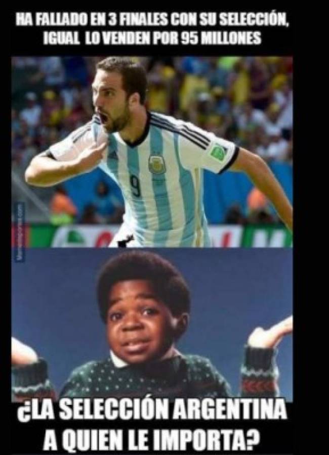 ¡Crueles memes! Primer entrenamiento de Higuaín y así se burlan