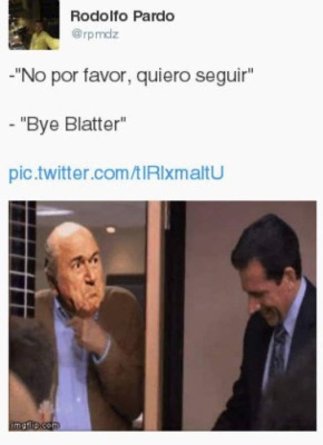 Los memes no perdonaron a Blatter y Platini