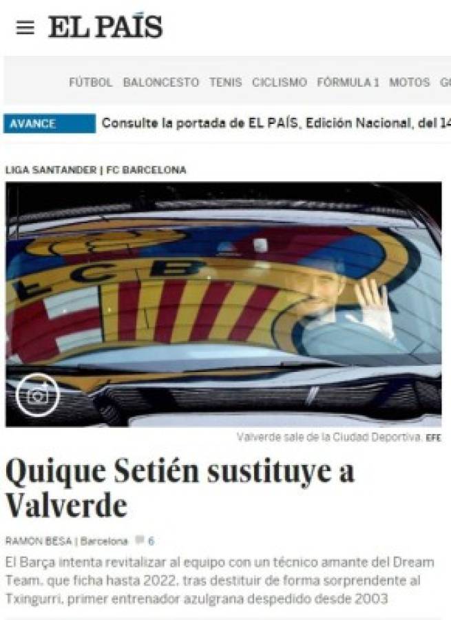 Prensa española sobre Setién: 'Dispone de cinco meses para hacer jugar al Barça a su modo”