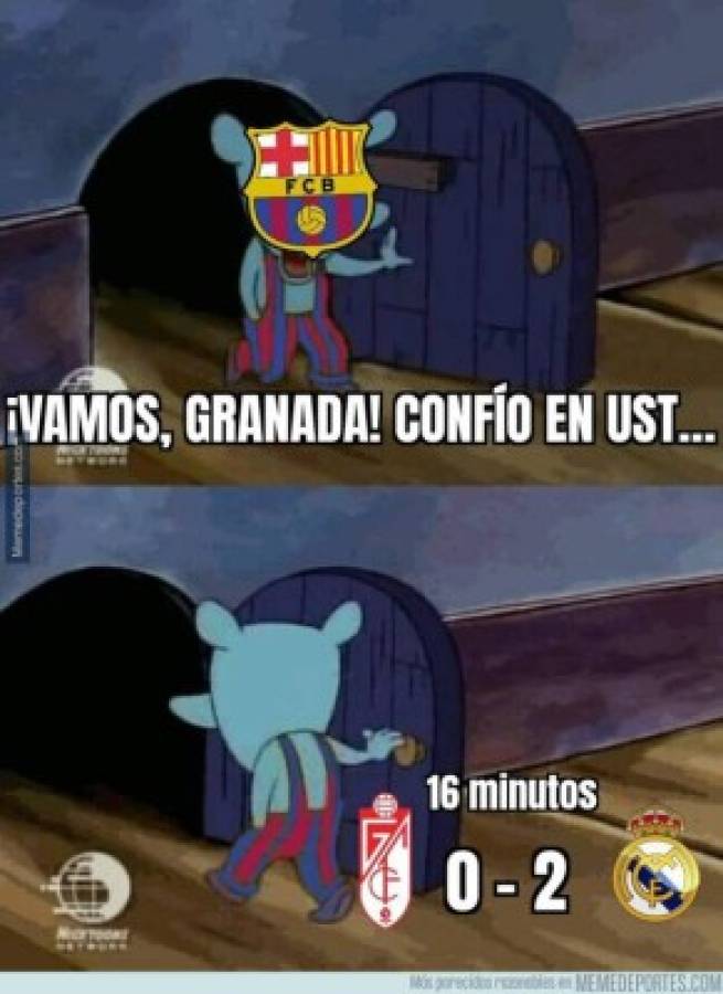 Barcelona y el VAR, víctimas de los memes tras el triunfo del Real Madrid contra Granada con sabor a título