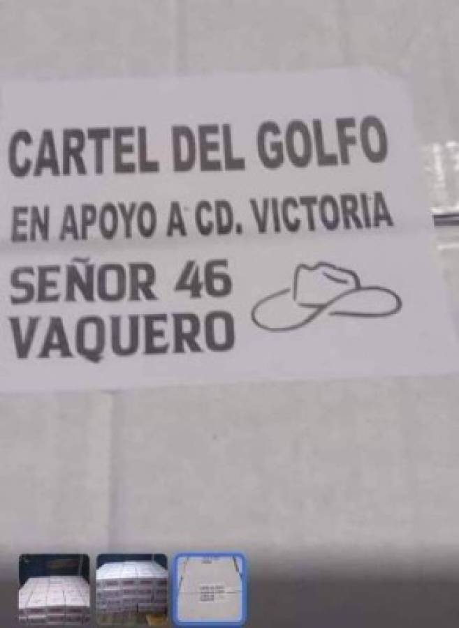 Sicarios del Cartel del Golfo en México reparten alimentos por la emergencia del coronavirus