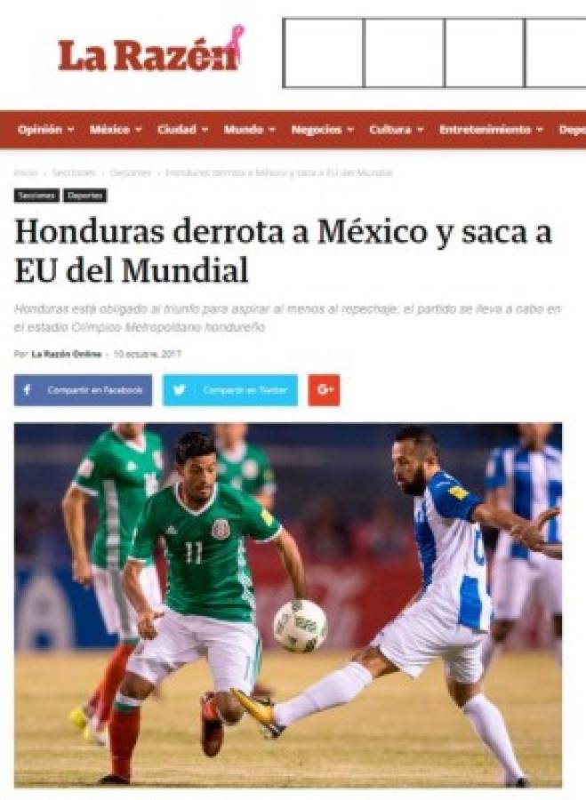 ¡ENOJADOS! Prensa mexicana no perdona a Osorio por perder ante Honduras