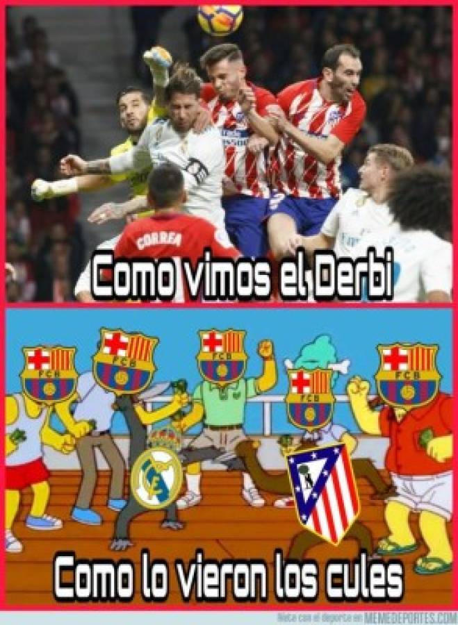 ¡Para seguir riendo! Los nuevos memes del sufrido empate del Atlético contra el Real Madrid