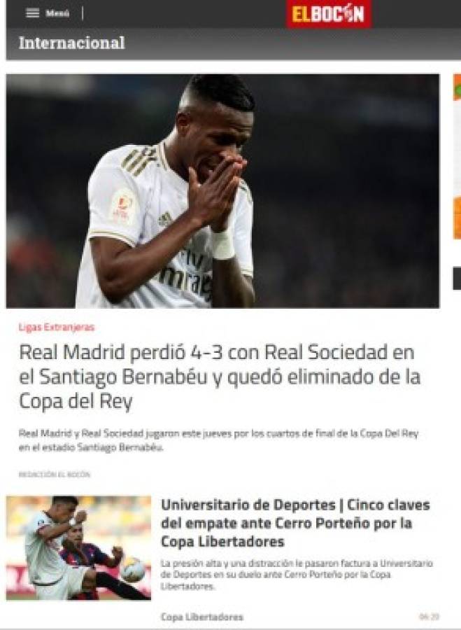 'Fracasotote' y 'Humillante': Lo que dice la prensa de la eliminación del Real Madrid