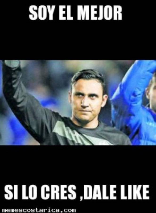 ¡Vaya creatividad! Las redes se llenaron de memes tras actuación de Keylor Navas