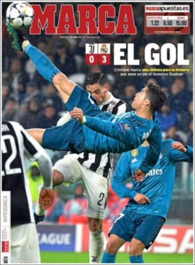'Cristiano tocó el cielo', Ronaldo se lleva las portadas de los diarios por el mundo