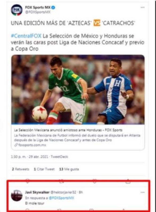 'Por eso no progresan y ojo con los carniceros': las duras críticas en México luego de confirmarse el amistoso contra Honduras