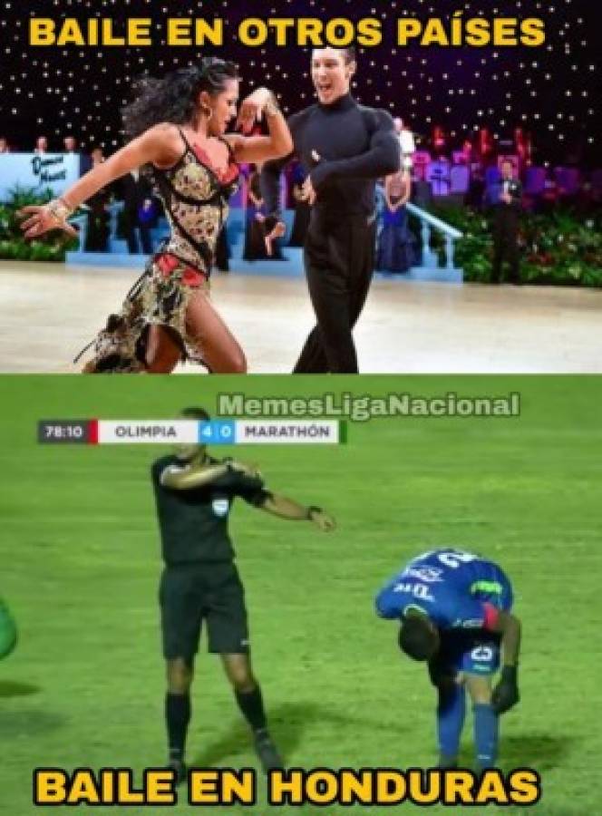 Memes: Humillan a Marathón tras la goleada de escándalo del Olimpia en el Nacional