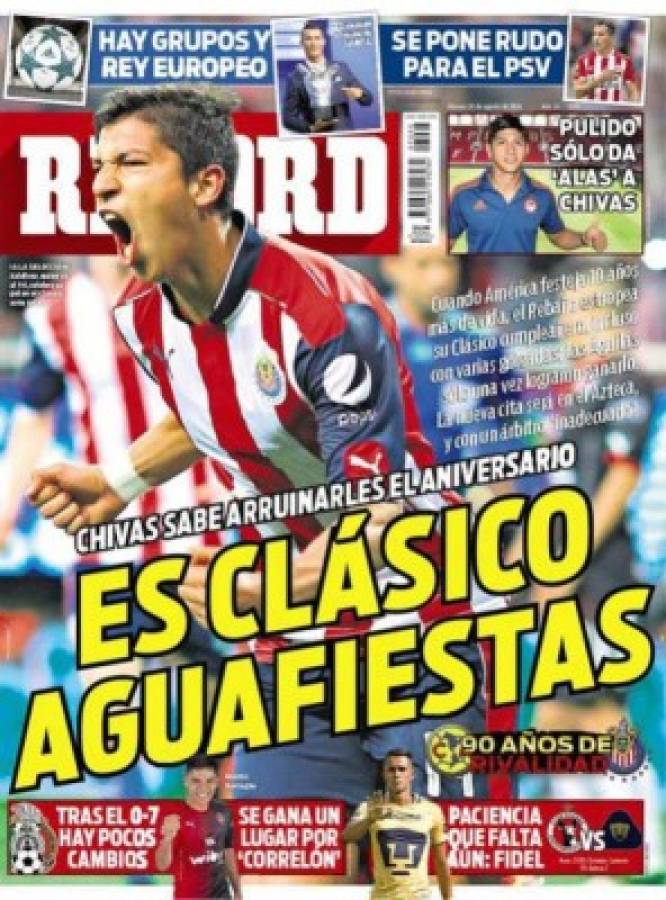 Portadas de los diarios deportivos en el mundo este viernes 26 de agosto