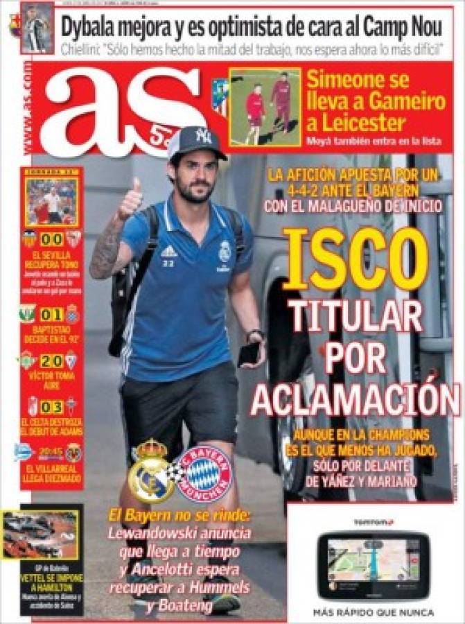 Barcelona cree en la remontada; el madridismo quiere a Isco de titular contra el Bayern